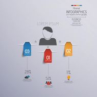Minimal infographics design N51