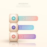 abstract gradient banner infographics N2