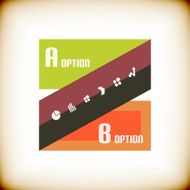 Vintage ribbon design template N3