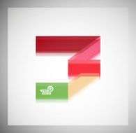Colorful geometrical background