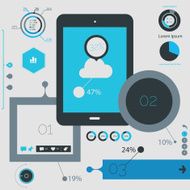 Flat infographics N3