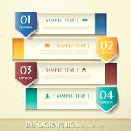 3d abstract banner infographics N3