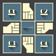 Infographics options banner N28