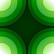 Abstract green paper circles vector background N9