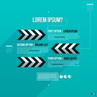 Abstract infographics banner design N76