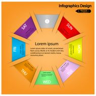 Modern infographics options banner N836