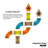 Modern circle infographics options banner N22