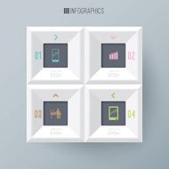 Infographics vector design template N435