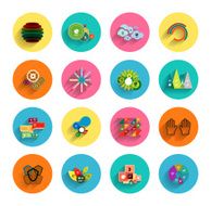 Flat long shadow infographic designs N13