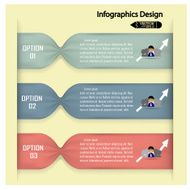Modern colorful infographics options banner N18