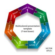 Abstract colorful presentation template N2