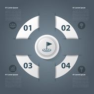 Success business modern circle N2