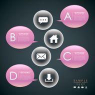 Vector abstract infographics N25