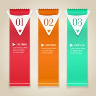 Modern numbered options banners N3