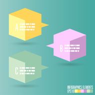 Cube Infographic template