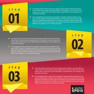 Vertical banner vector with number N6