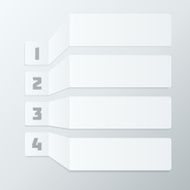Light Gray Steps Infographics Elements N7