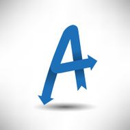 Vector Letter A Symbol