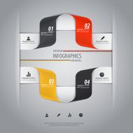 Minimal infographics design Vector N28