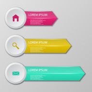 Glass templates for infographics