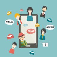 People chat global communication N3