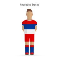 Republika Srpska football player Soccer uniform N2