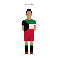Kuwait football player Soccer uniform N2