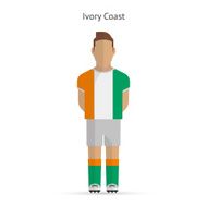 Ivory Coast football player Soccer uniform N2