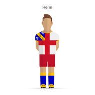 Herm football player Soccer uniform N2
