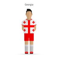 Georgia football player Soccer uniform N2