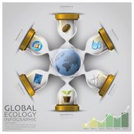 Sandglass Global Ecology And Environment Infographic N2
