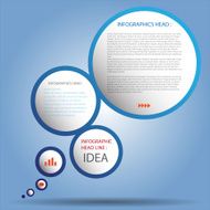 Modern business circle style options banner Vector Illustration N2