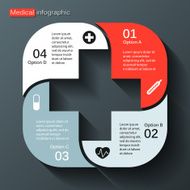 Modern vector template for your medical project N23