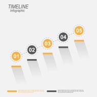 Modern time line design template N59