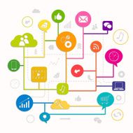 Vector Social Media Concept N8