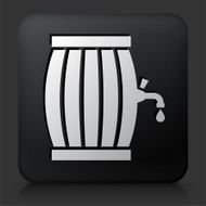 Black Square Button with Barrel