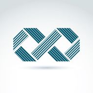 Geometric abstract icon symbol vector graphic design N13