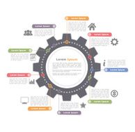 Circle Infographics with Gear N2