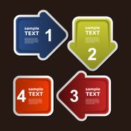 Set of Next Step Arrow Boxes N2