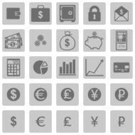 Vector Set of Finance Icons N13