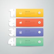 Infographics vector design template N442