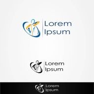 Abstract silhouette icon for use in healthcare industry N11