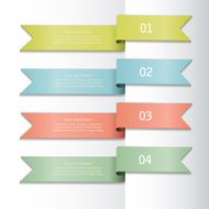 Set of colorful ribbons N2