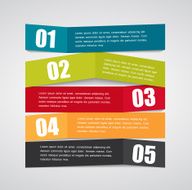 Infographic Origami Templates for Business Vector Illustration N5