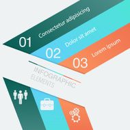 Infographic Design number banners template graphic or website layout N84