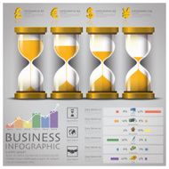 Sandglass Money And Financial Business Infographic N5
