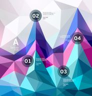 Colorful abstract graph N7