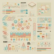 Line UI Infographic Elements - Complete Set N6