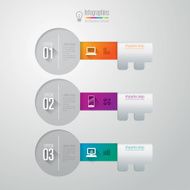Infographics vector design template N445