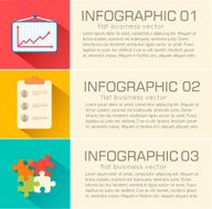 Business flat infographic template banners with text fields N4